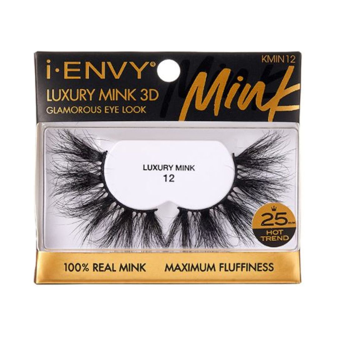 KISS I-ENVY LUXURY MINK 3D LASHES #12