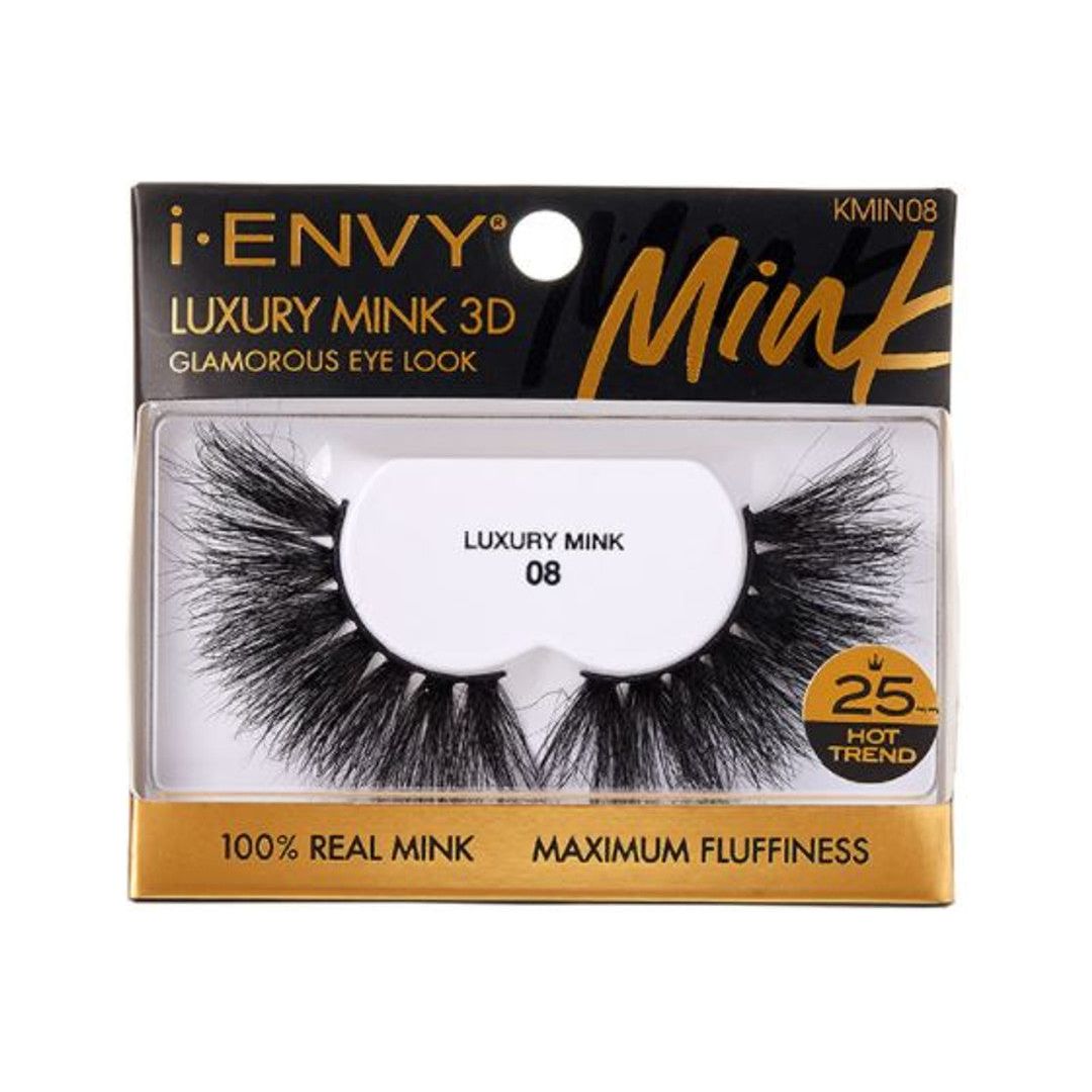 KISS I-ENVY LUXURY MINK 3D LASHES #08
