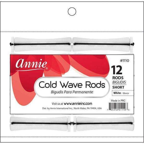 ANNIE COLD WAVE RODS SHORT WHITE #1110