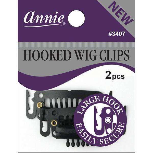 ANNIE HOOKED WIG CLIPS #3407