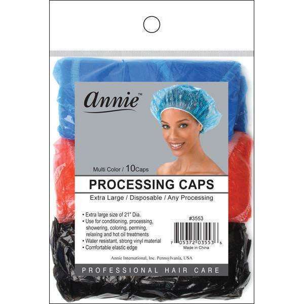 ANNIE PROCESSING CAPS MULTI COLOR/10PC XL