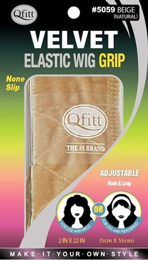 QFITT VELVET ELASTIC WIG GRIP BEIGE (NATURAL)