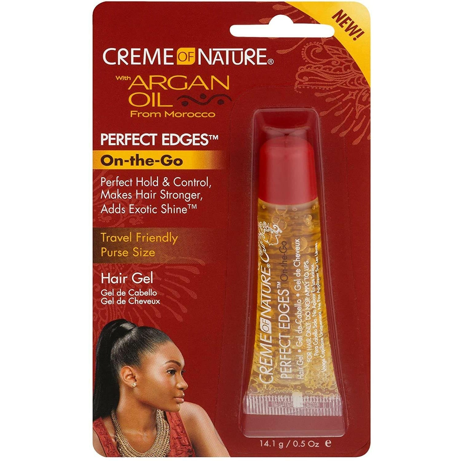 CREME OF NATURE ARGAN PERFECT EDGES ON-THE-GO 0.5oz-Creme Of Nature- Hive Beauty Supply