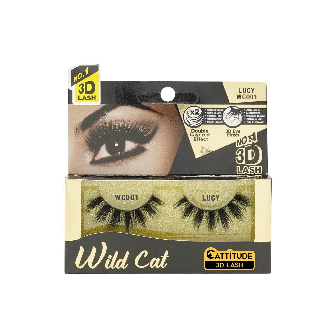 EBIN WILD CAT 3D LASHES LUCY-Ebin New York- Hive Beauty Supply