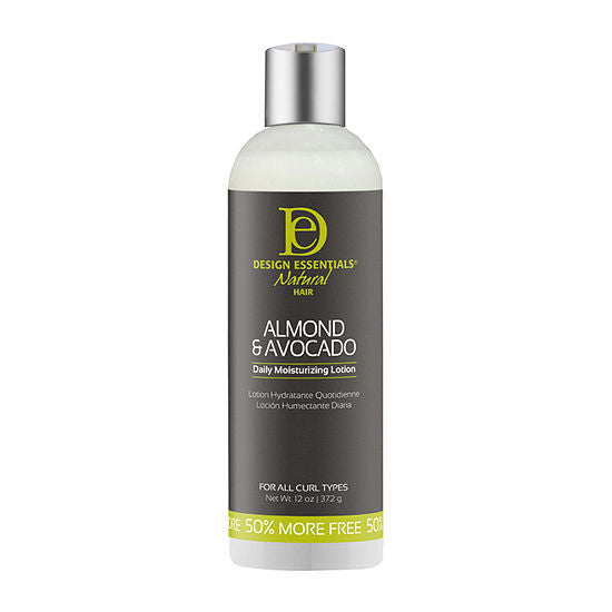 DESIGN ESSENTIALS ALMOND & AVOCADO DAILY MOISTURIZER 12oz-Design Essentials- Hive Beauty Supply