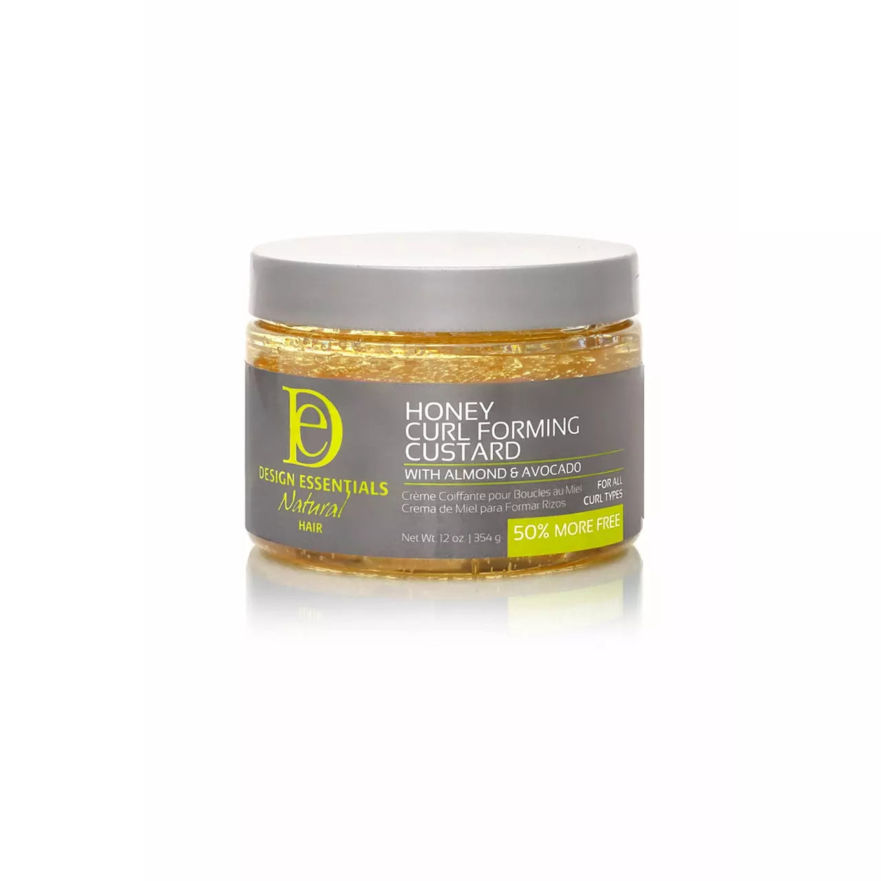 Design Essentials Almond & Avocado Honey Curl Forming Custard 12 oz