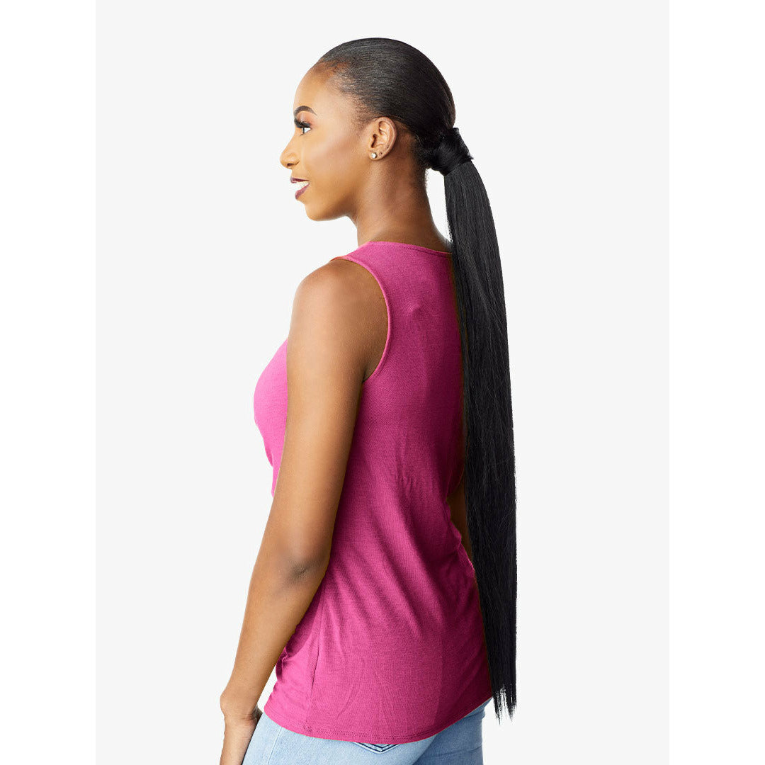 INSTANT PONY WRAP STRAIGHT 30" #1-Sensationnel- Hive Beauty Supply