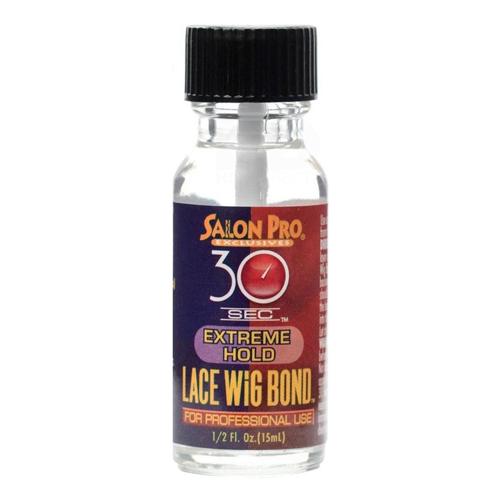 SALON PRO 30SEC LACE WIG BOND EXTREME HOLD 0.05oz-Salon Pro Exclusives- Hive Beauty Supply