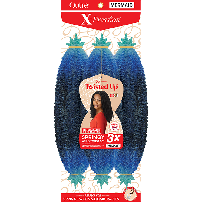 Outre X-pression Twisted Up 3X Springy Afro Twist 16"