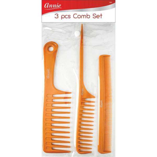 ANNIE 3PCS COMB SET #89-Annie- Hive Beauty Supply
