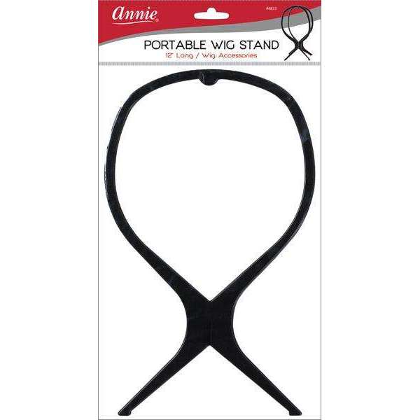 ANNIE PORTABLE WIG STAND Black-Annie- Hive Beauty Supply