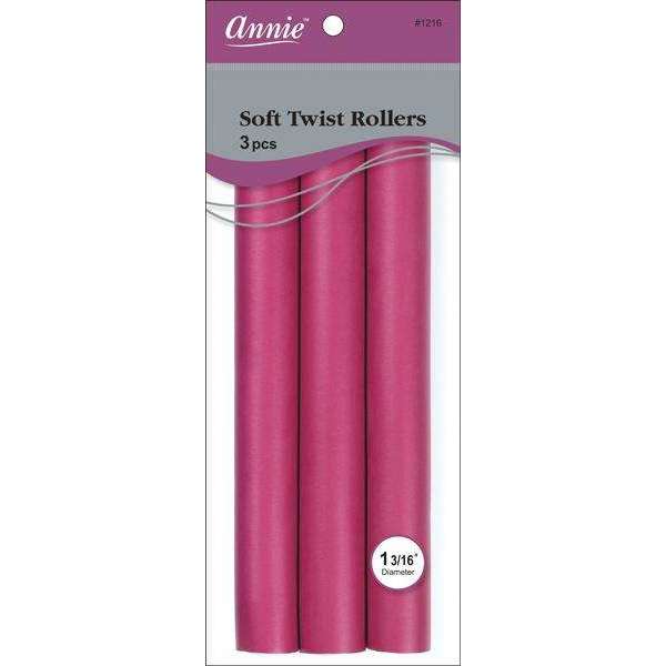 ANNIE Or MAGIC SOFT TWIST ROLLERS 3PCS 1.1875"-Annie- Hive Beauty Supply