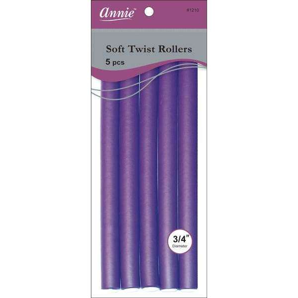 ANNIE SOFT TWIST 3/4" LONG PURPLE-Annie- Hive Beauty Supply