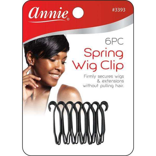 ANNIE SPRING WIG CLIP 6CT-Annie- Hive Beauty Supply