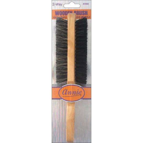 ANNIE WOODEN BRUSH 2 WAY-Annie- Hive Beauty Supply