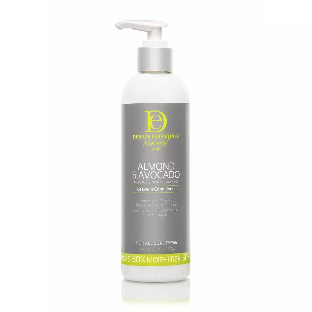 DESIGN ESSENTIAL ALMOND AVOCADO LEAVE-IN 12oz Bonus-Design Essentials- Hive Beauty Supply