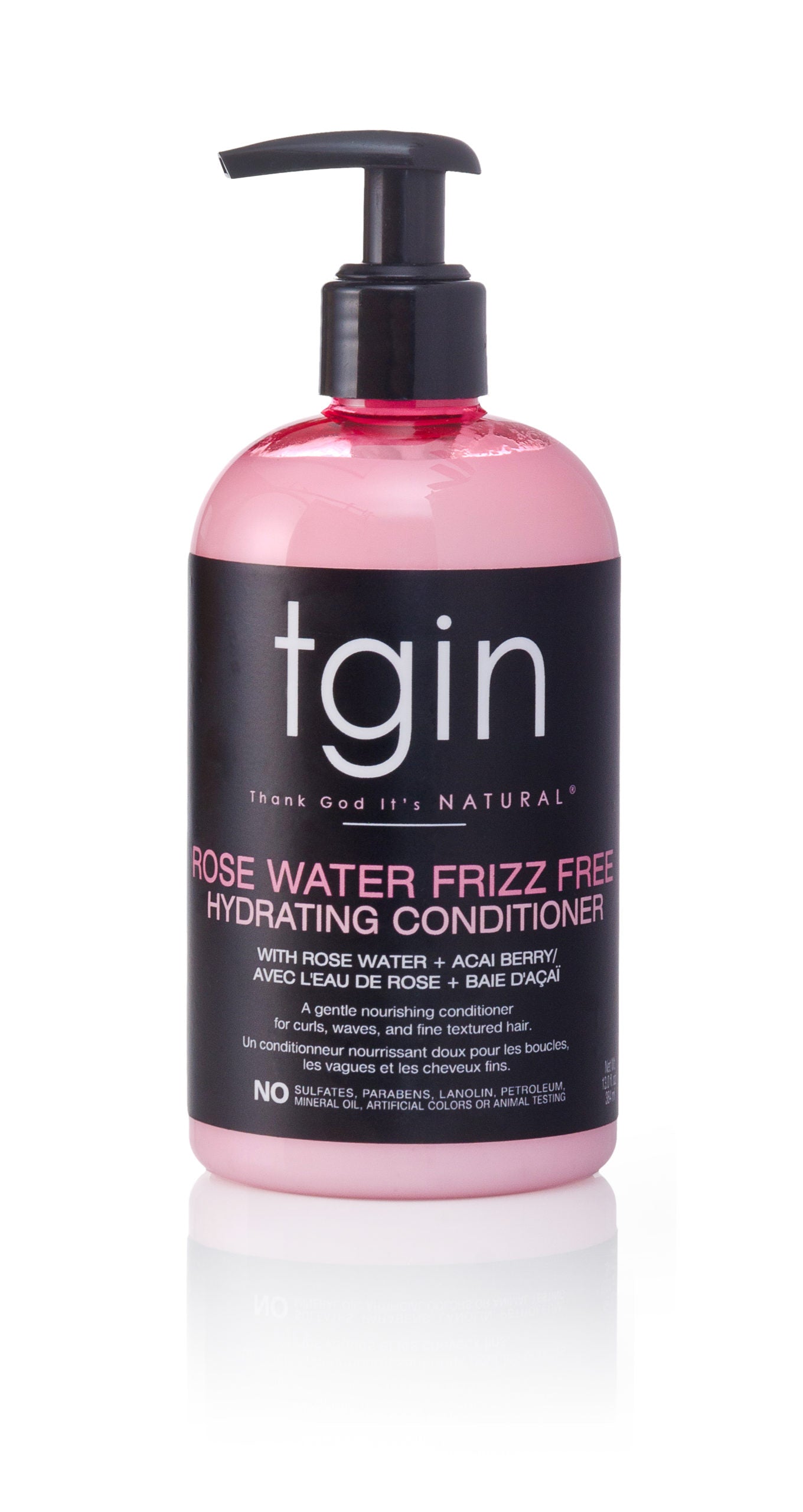 TGIN ROSE WATER FRIZZ FREE HYDRATING CONDITIONER 13oz