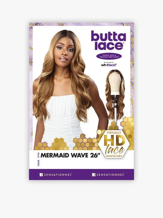 BUTTA LACE HH BLEND MERMAID WAVE 26" WIG #BALAYAGECARAMEL