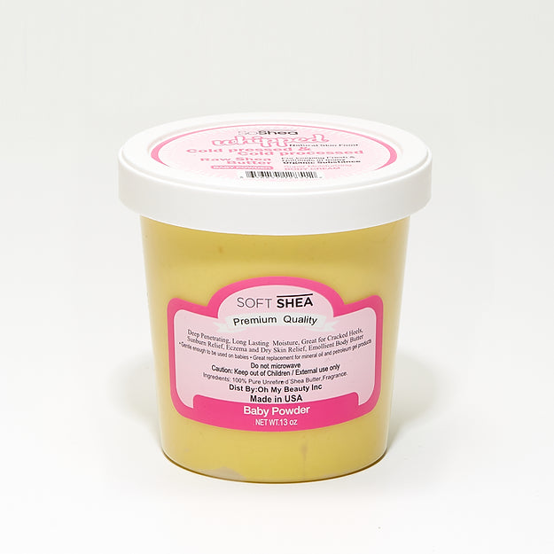 SOSHEA WHIPPED SHEA BUTTER ARGAN OIL BABY POWDER 6.25oz