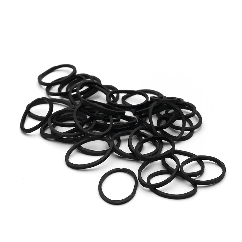 ANNIE RUBBER BANDS BLACK 1/2" 500ct