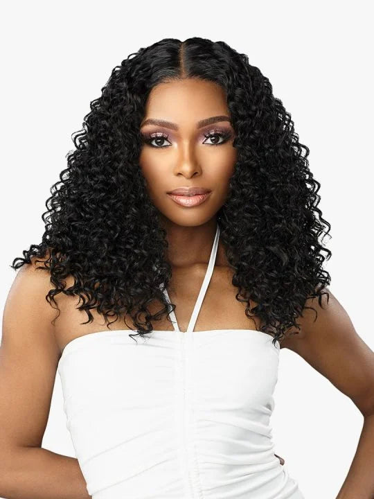 BUTTA LACE WIG HH BLEND WATER WAVE 16" #T4/WINE