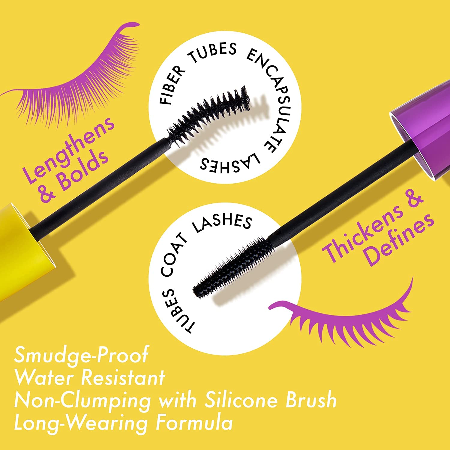 I-ENVY BOLD-N'-LONG MASCARA #DARK BROWN