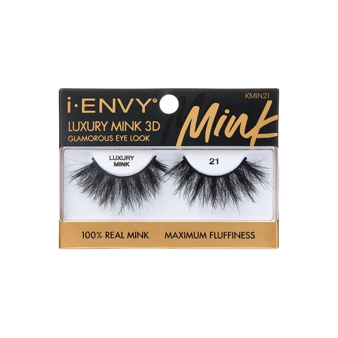 KISS I-ENVY LUXURY MINK 3D LASHES #21