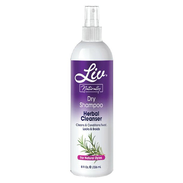LIV NATURALLY DRY SHAMPOO HERBAL CLEAN 8 oz
