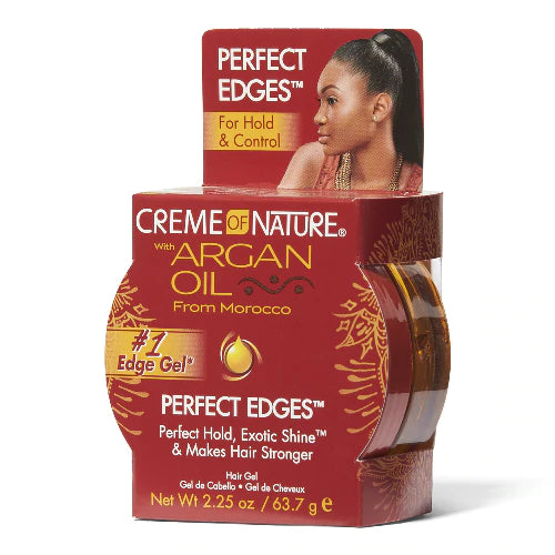CREME OF NATURE PERFECT EDGES GEL W ARGAN 2.25oz