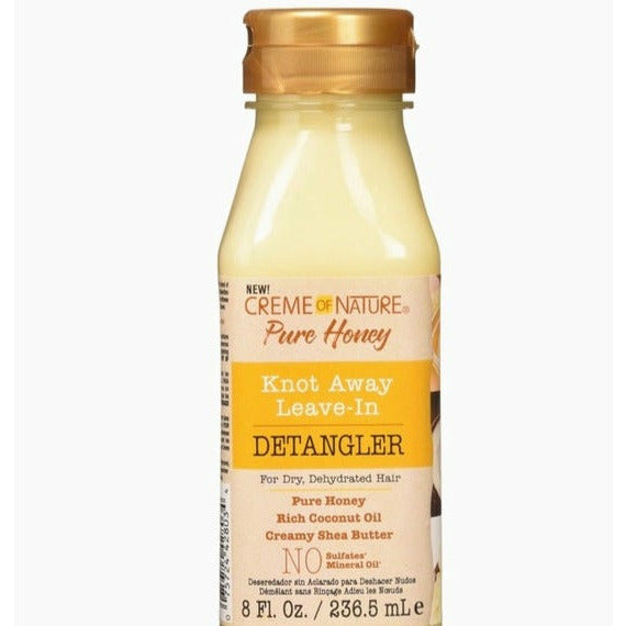 CREME OF NATURE PURE HONEY KNOT AWAY LEAVE-IN DETANGLER 8oz