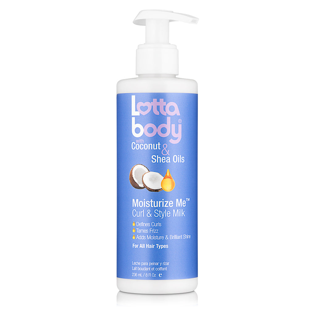 LOTTA BODY MOISTURIZE ME CURL STYLE MILK 8 oz-Lottabody- Hive Beauty Supply