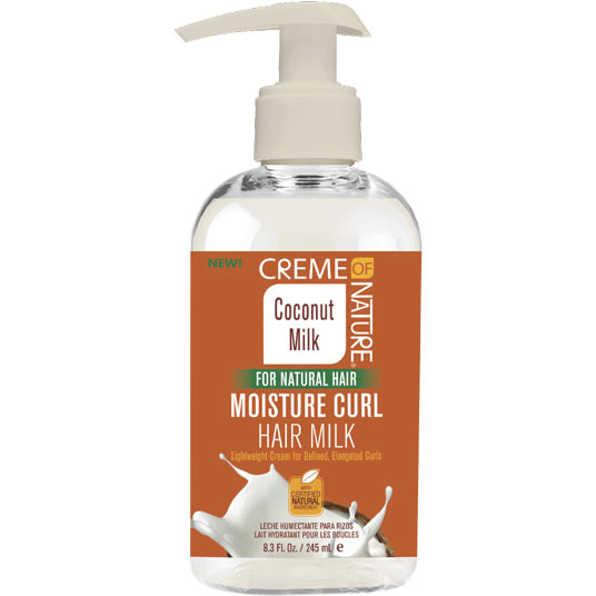 CREME OF NATURE COCONUT MILK MOISTURE CURL HAIR MILK 8.3oz