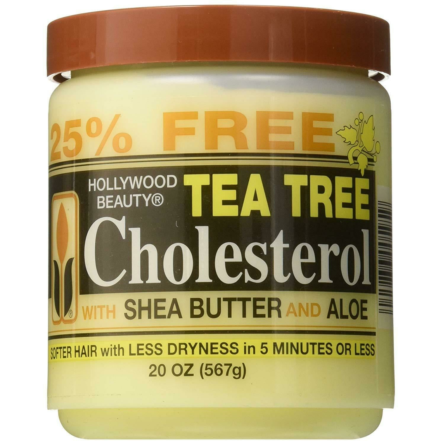 HOLLYWOOD BEAUTY CHOLESTEROL TEA TREE 16oz-Hollywood Beauty- Hive Beauty Supply
