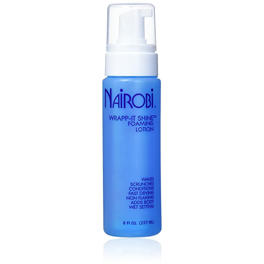 NAIROBI WRAPP-IT SHINE FOAMING LOTION 8oz