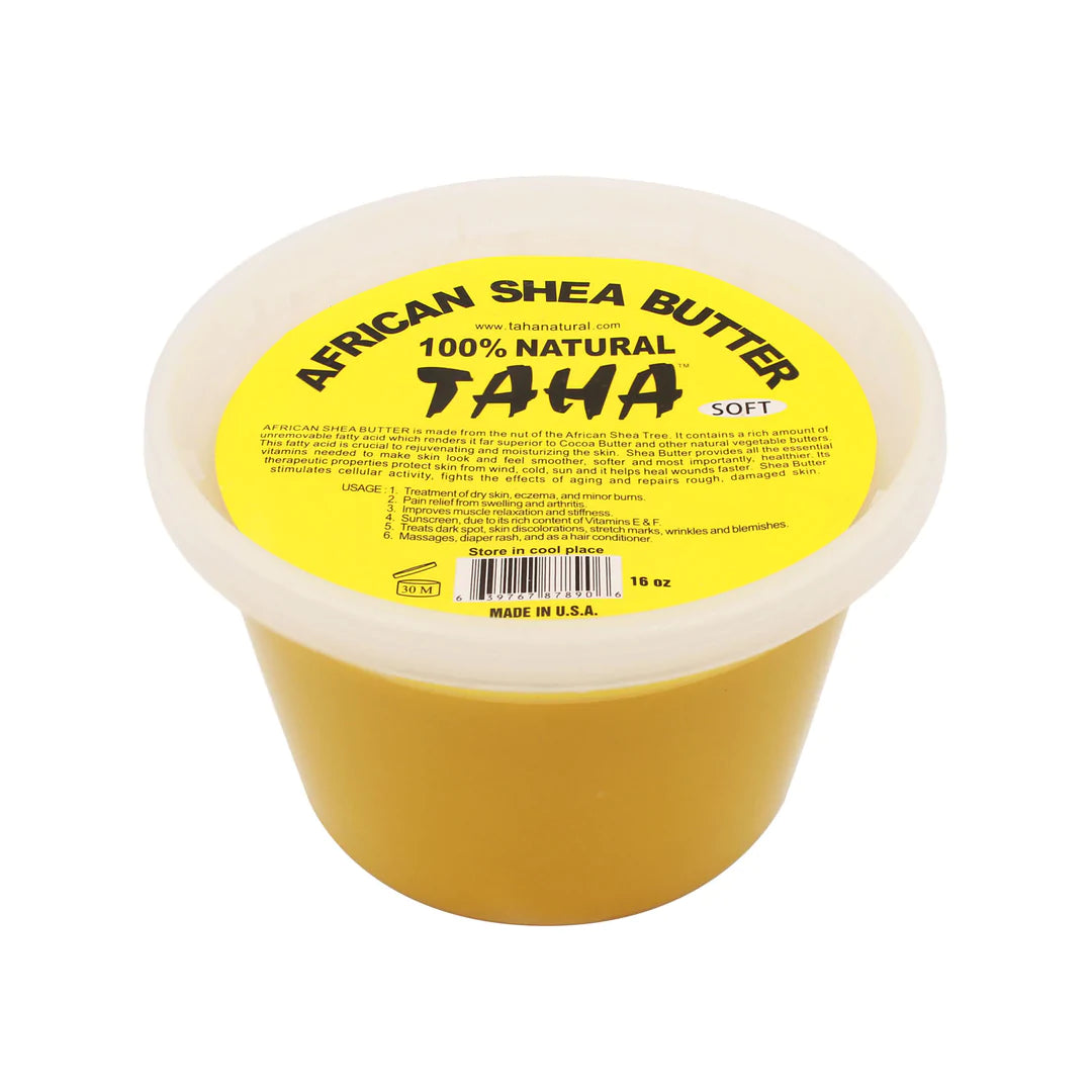 TAHA SHEA BUTTER SMOOTH YELLOW 16oz