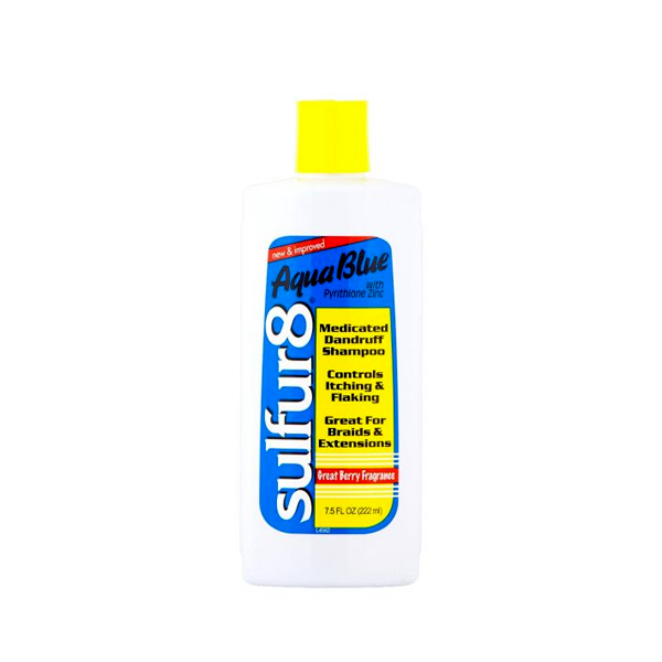 SULFUR8 AQUA BLUE SHAMPOO 7.5oz-Sulfur8- Hive Beauty Supply