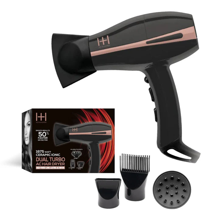 HOT &HOTTER TWN TURBO AC HAIR DRYER 1875 WATT