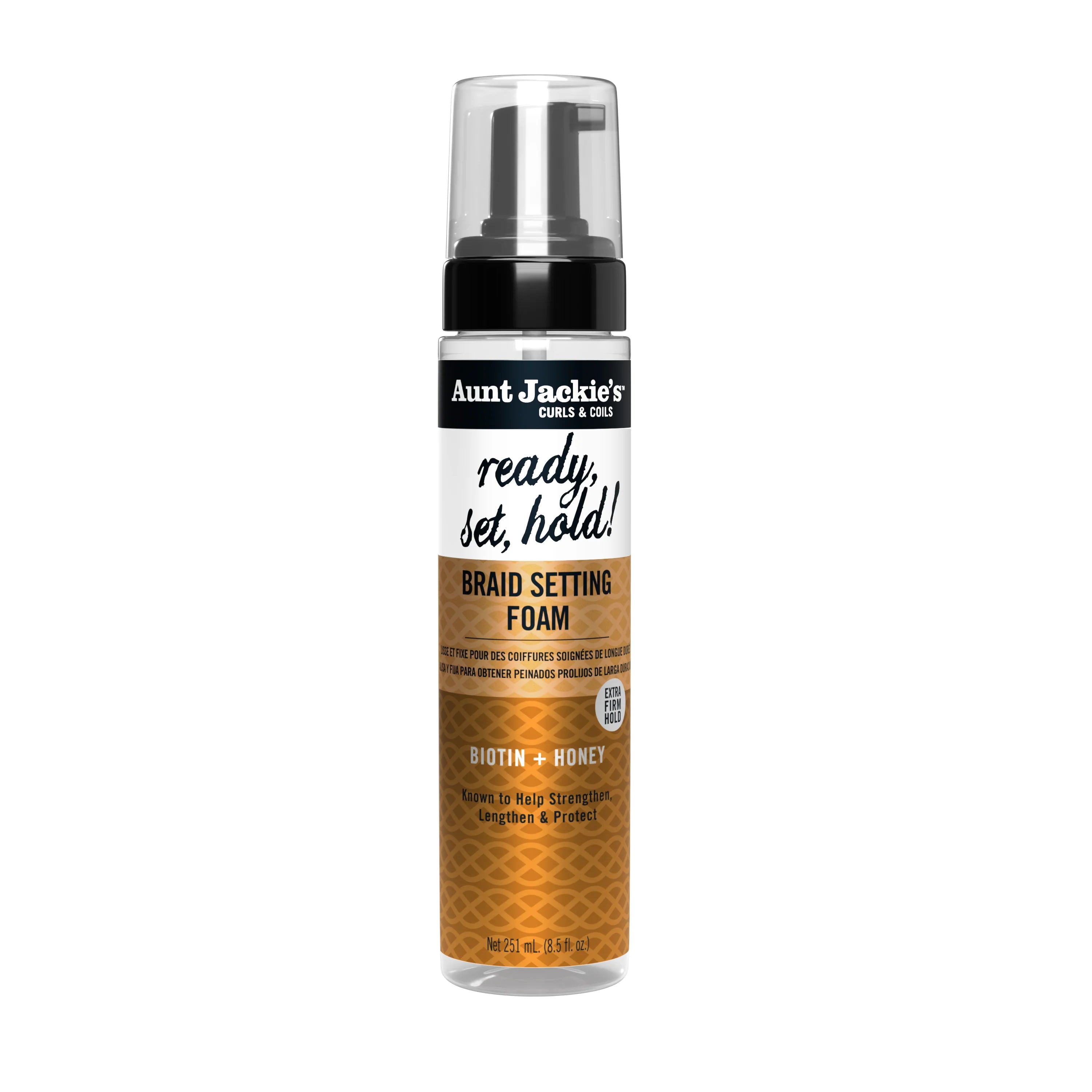 AUNT JACKIE'S "READY, SET, HOLD!" BRAID SETTING FOAM 8.5oz