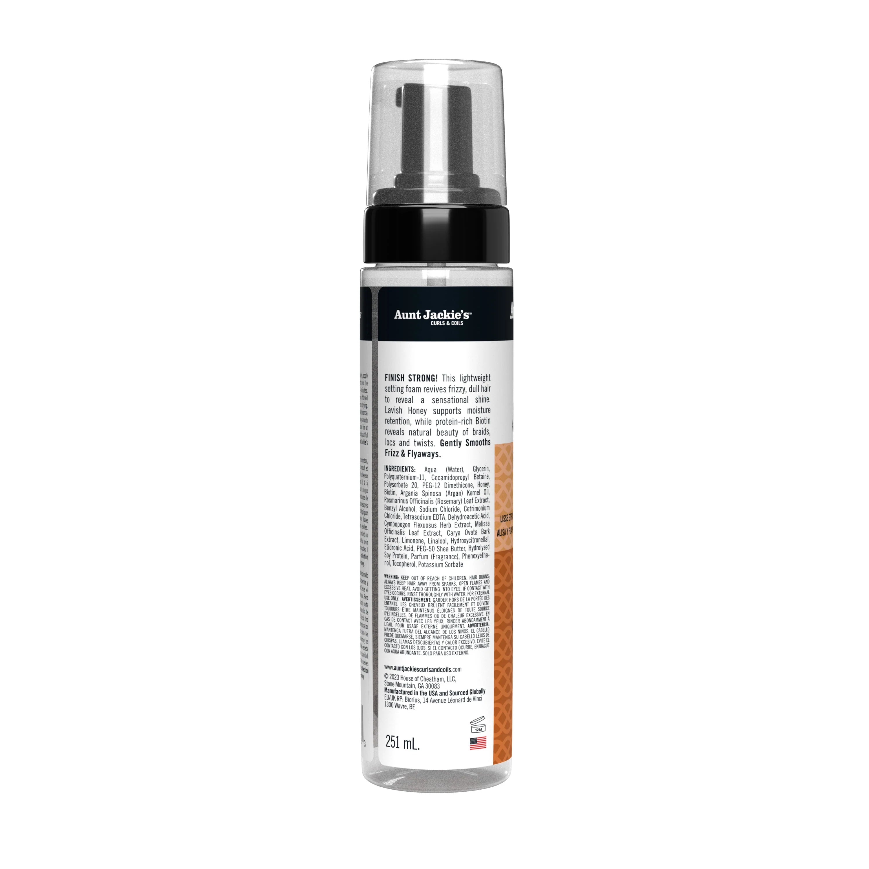 AUNT JACKIE'S "READY, SET, HOLD!" BRAID SETTING FOAM 8.5oz