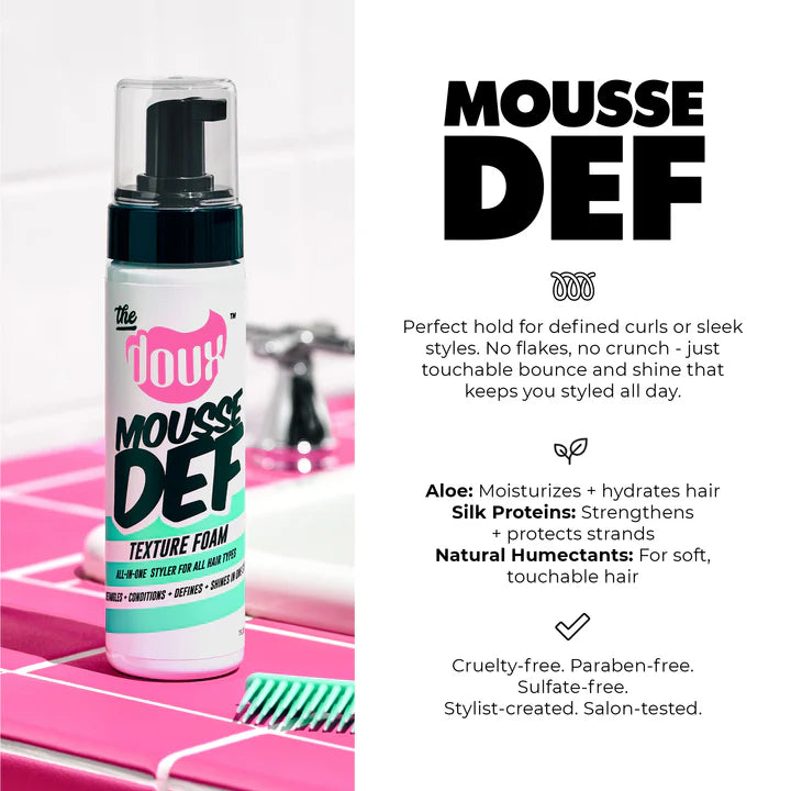 THE DOUX MOUSSE DEF TEXTURE FOAM 7oz