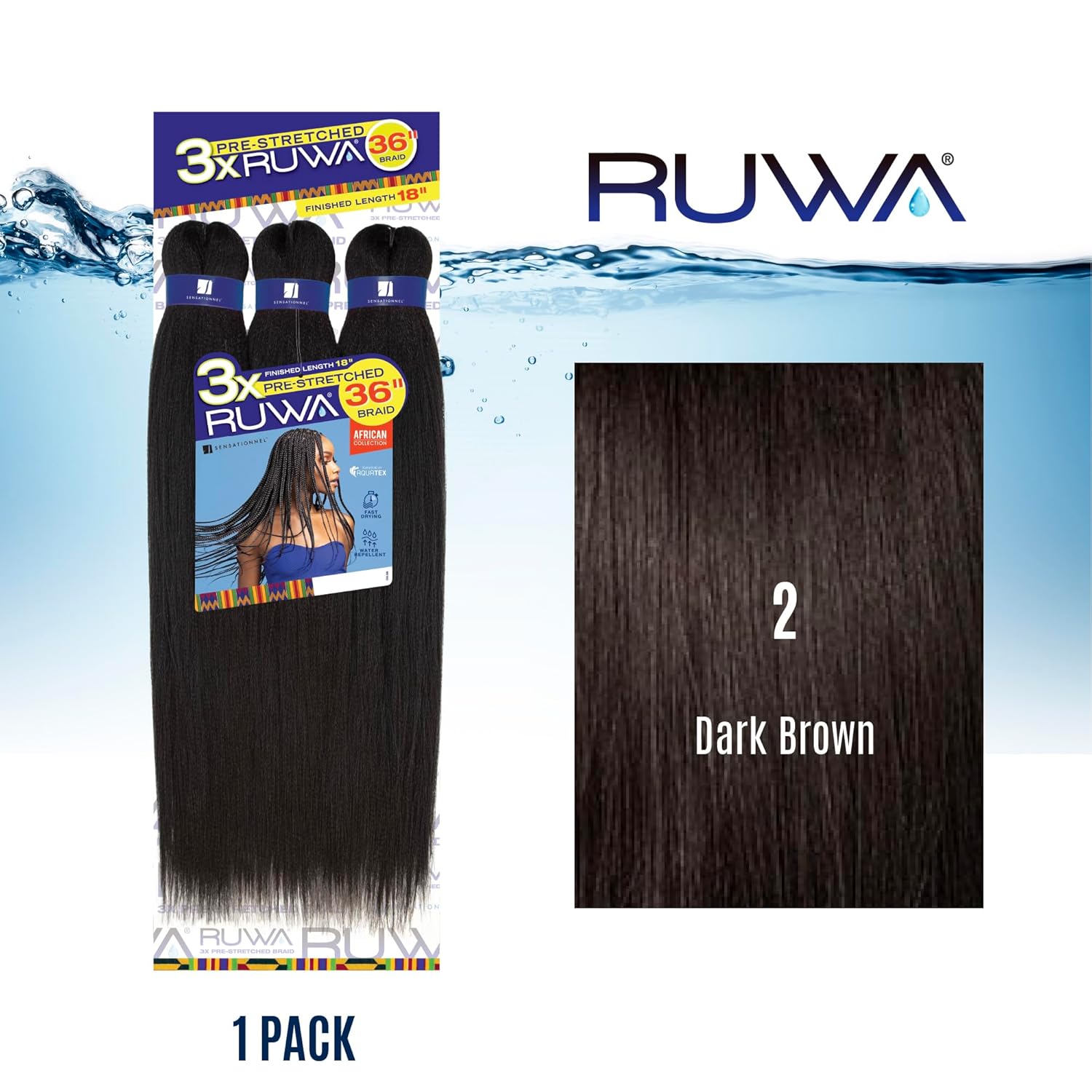 SENSATIONNEL PRE-STRETCHED 3X RUWA 36" #2
