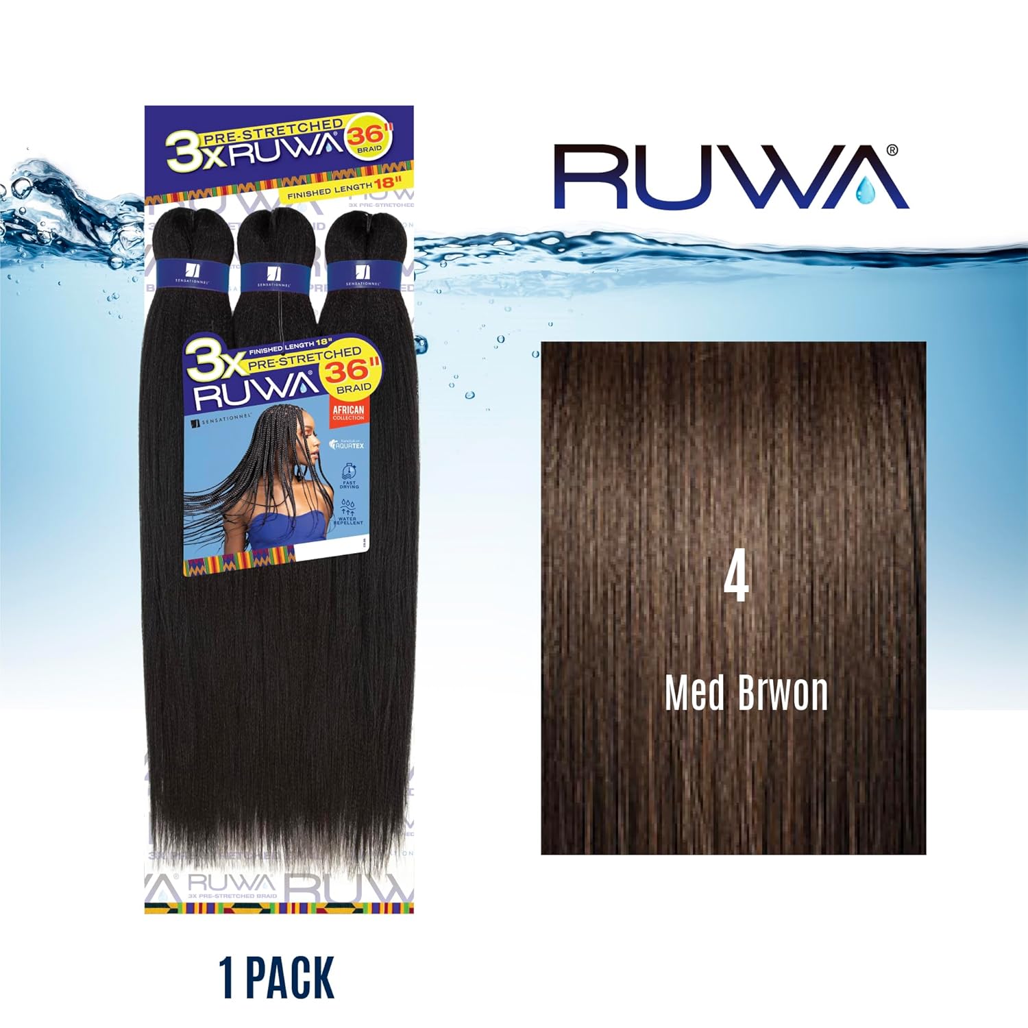 SENSATIONNEL PRE-STRETCHED 3X RUWA 36" #4