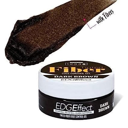 EDGEFFECT TINTED FIBER DK BROWN 1oz