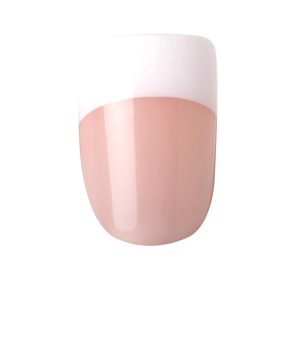 RED BY KISS SALON ACRYLIC FRENCH NAILS REAL SHORT 28ct