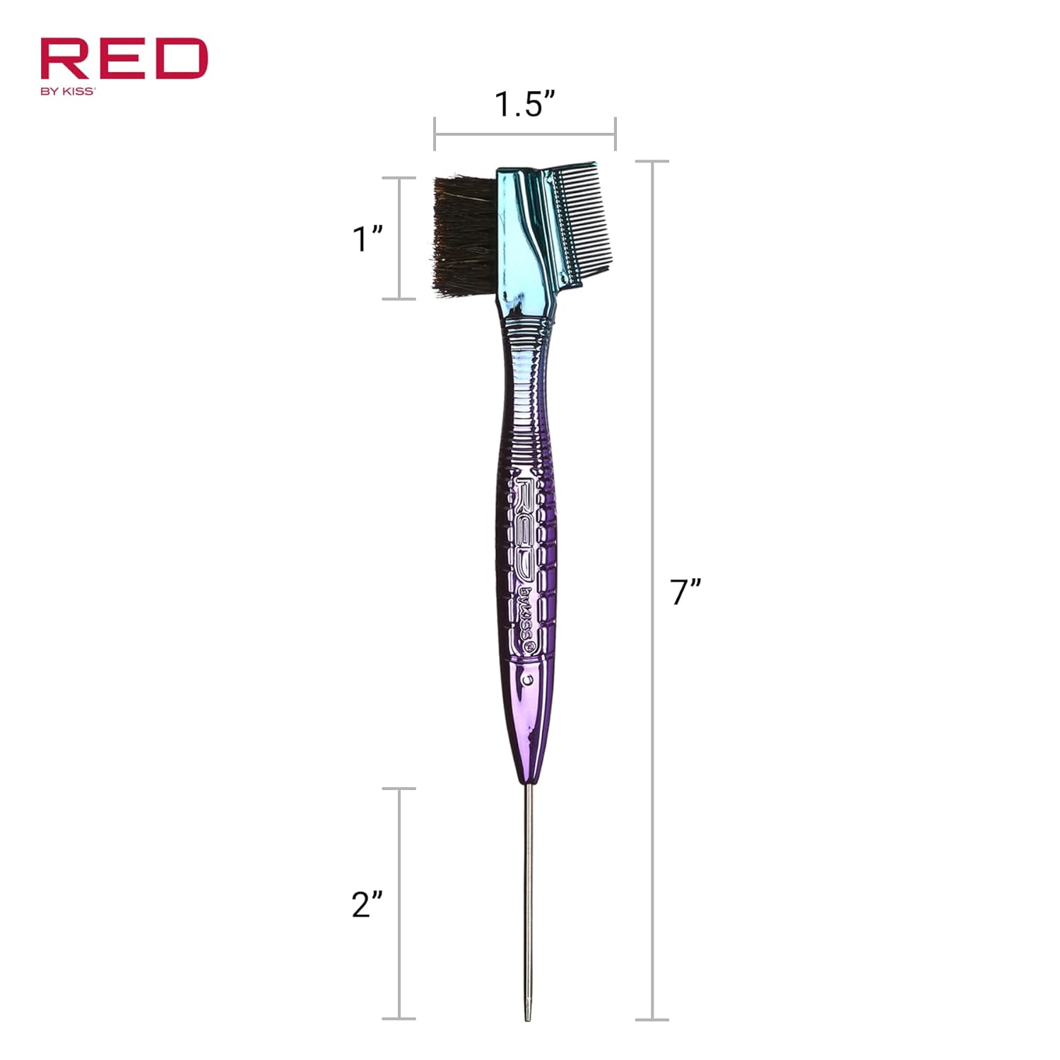 RED BY KISS EDGE BRUSH OMBRE CHROME BLUE