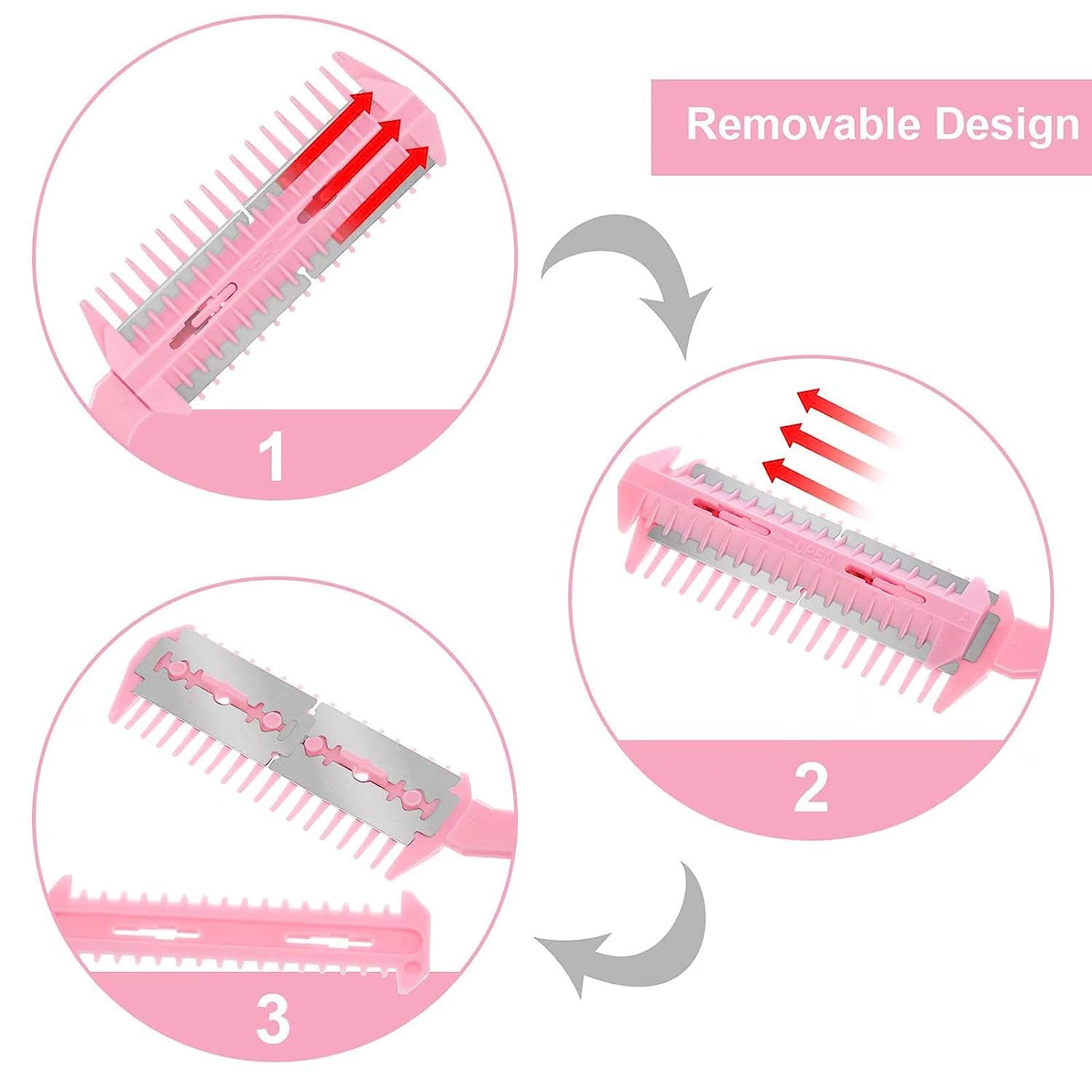 DOUBLE BLADE RAZOR COMB
