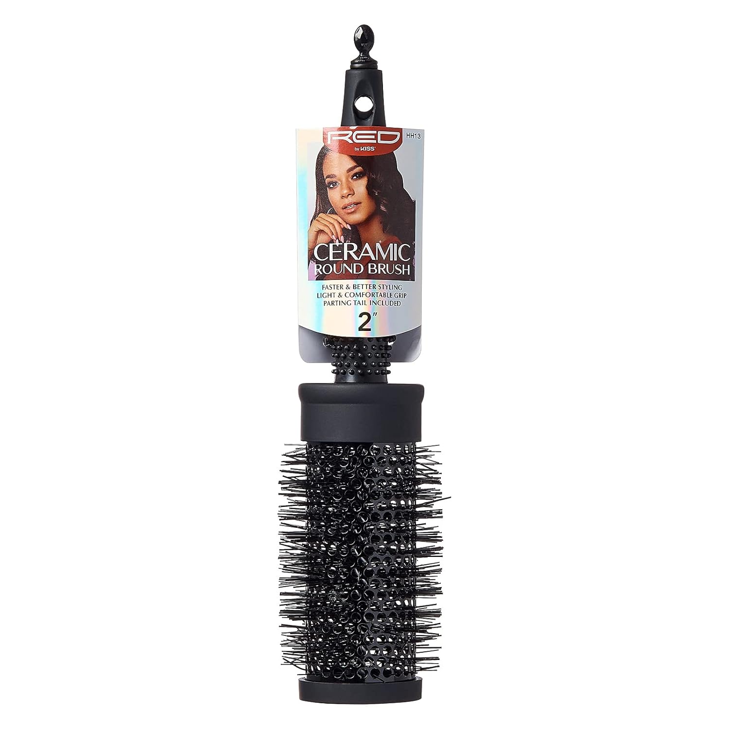 RED BY KISS HEAT-RESISTANT CERAMIC ROUND BRUSH 2"