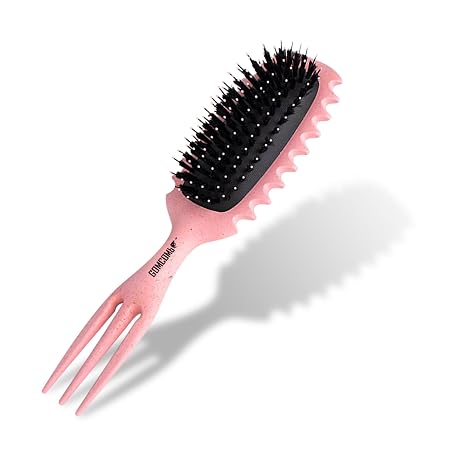 GOMCOMB DOKKAEBI DETANGLE & CURL BRUSH & COMB #PINK