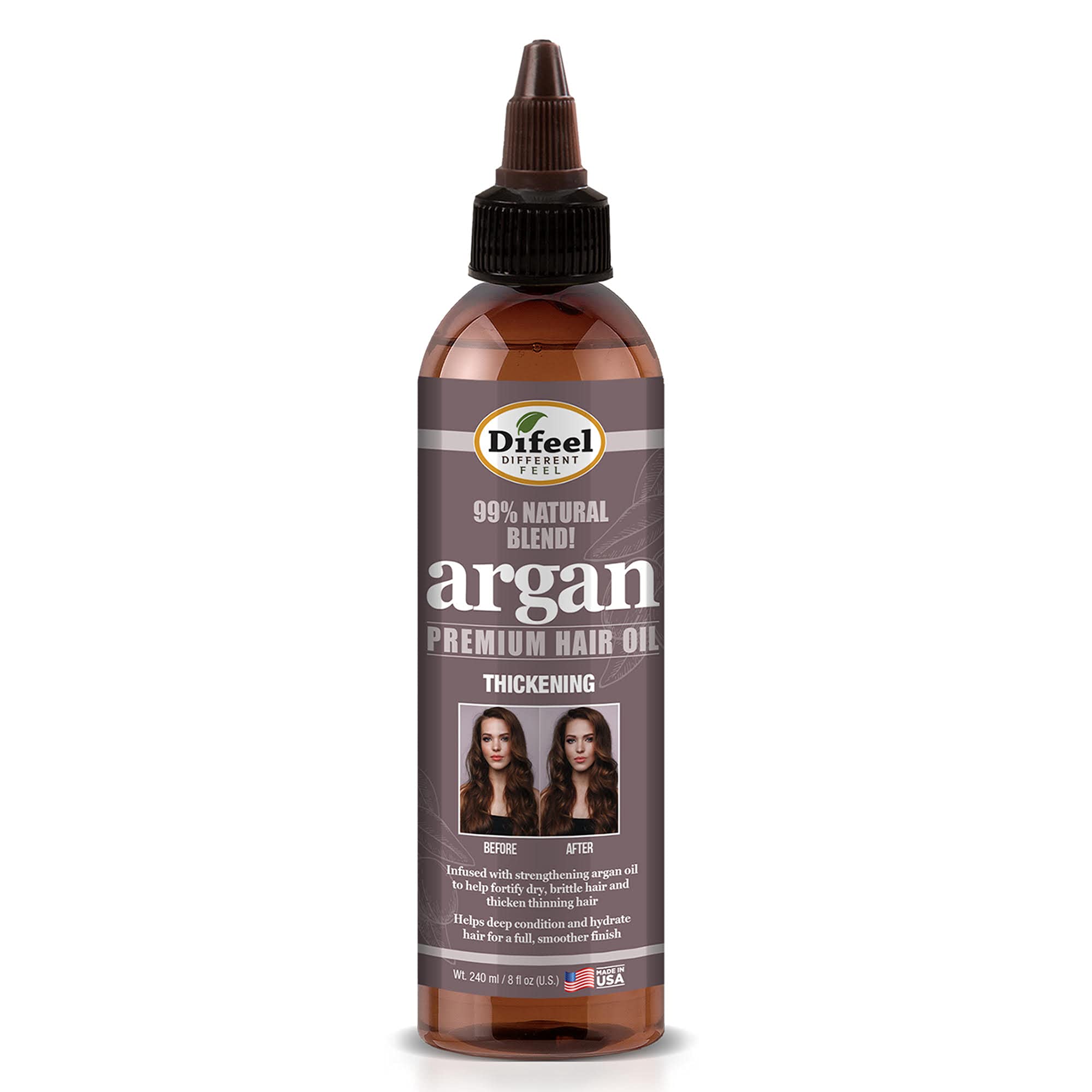 DIFEEL 99% NATURAL ARGÁN PREMIUM HAIR OIL 8oz
