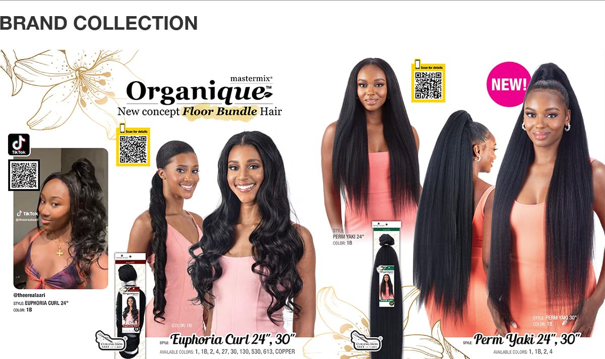 SHAKE-N-GO ORGANIQUE BUNDLE PERM YAKI 30" #1